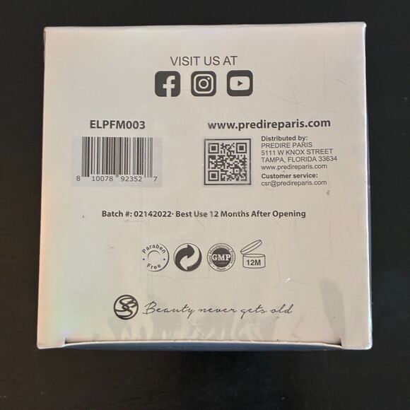 Prédiré Paris Oil Control Argan Oil Cooling Facial Peeling Gel, Vitamin E & A - Picture 2 of 2